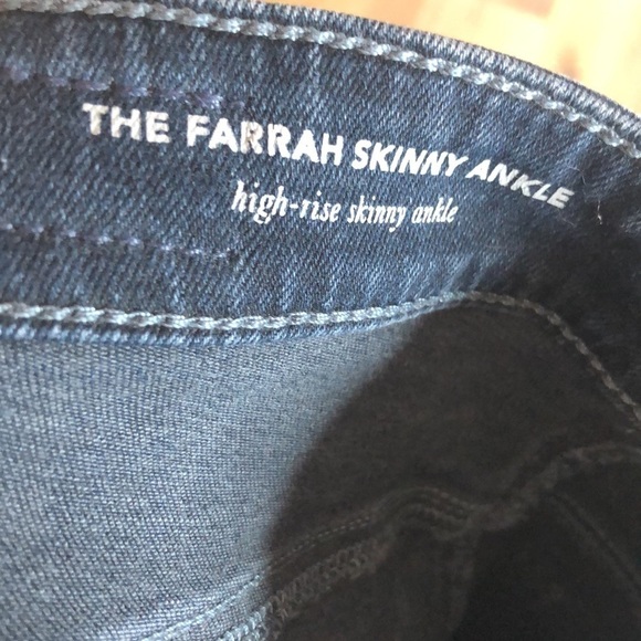 AG Jeans The Farrah Skinny Ankle Jeans Size 27R - Picture 10 of 10